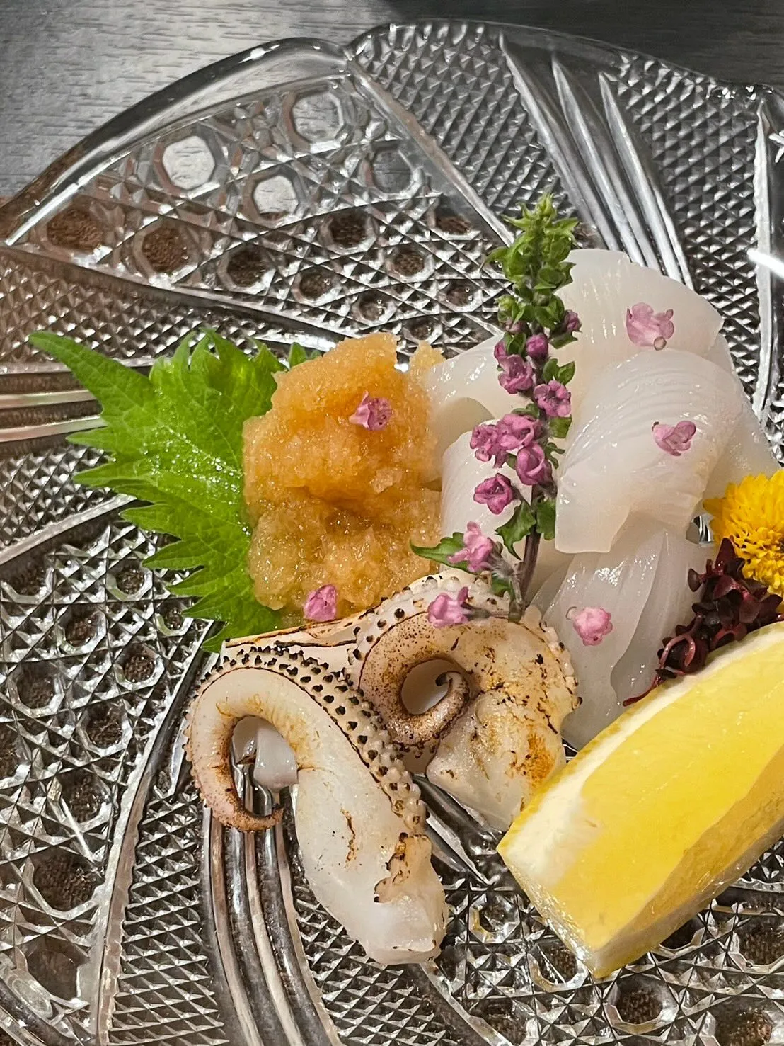 【甲烏賊みぞれ和え】