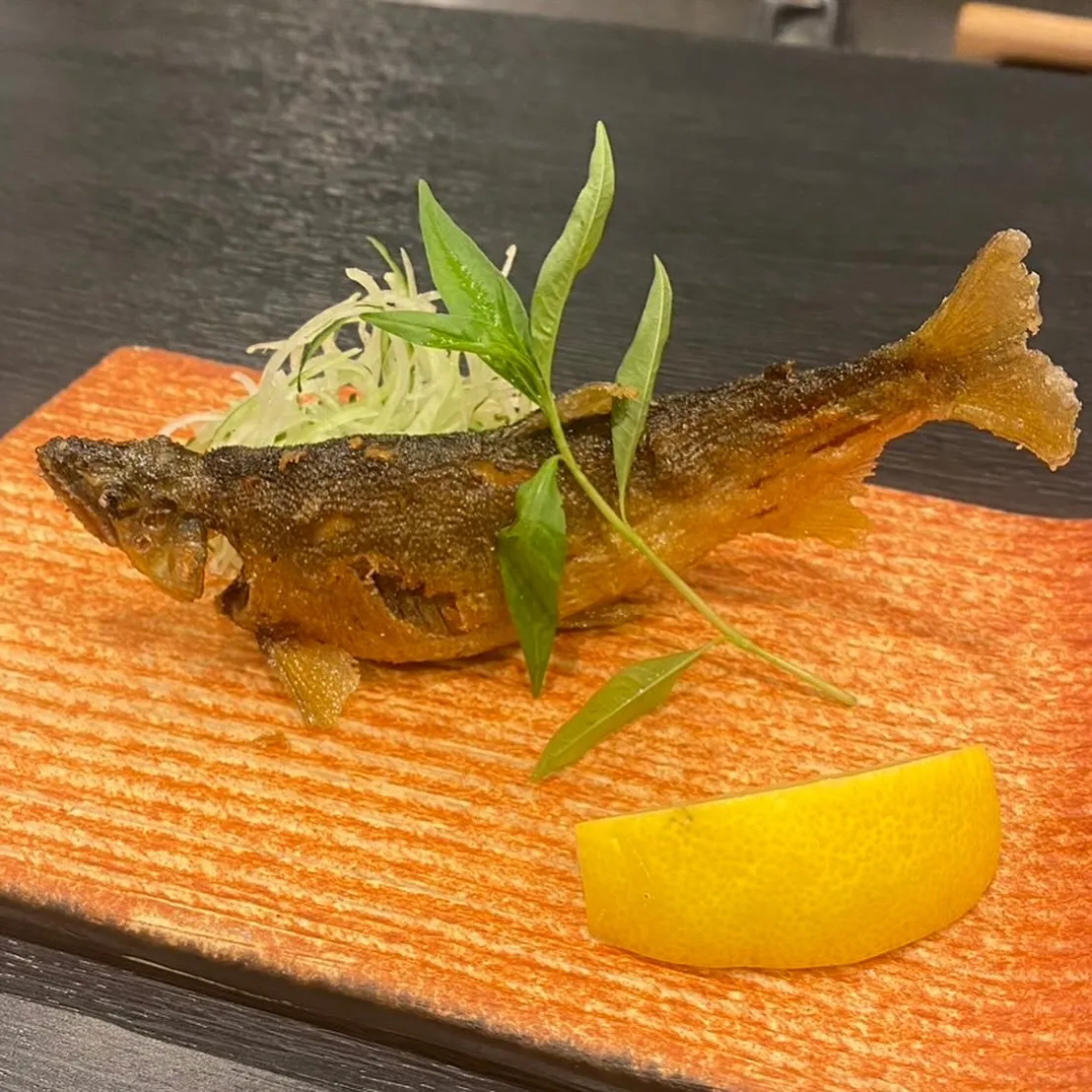 【鮎の姿揚げ】