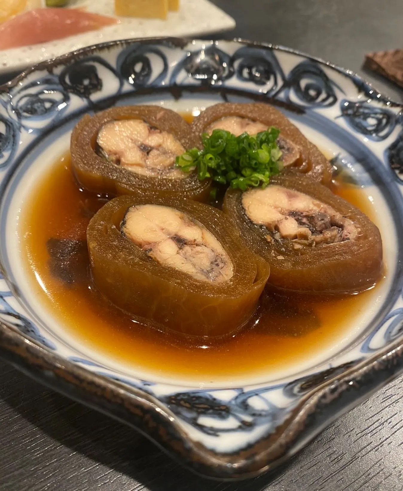 【秋刀魚の奉書煮】