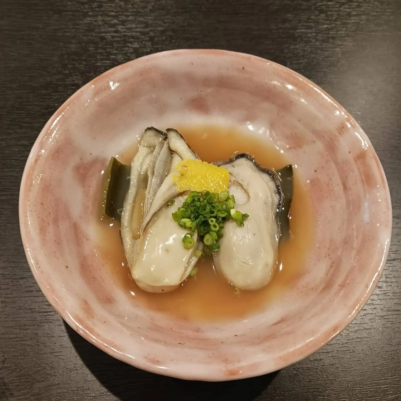 【大粒真牡蠣のちり蒸し】