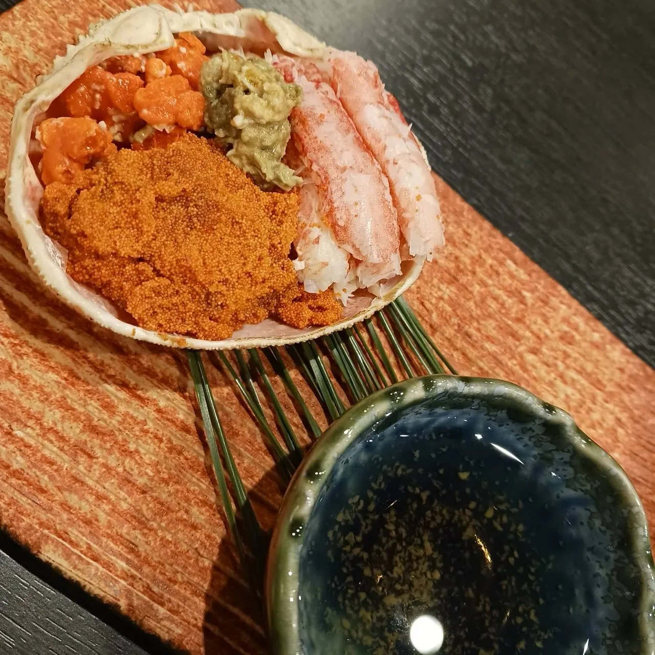 【セイコ蟹の甲羅蒸し】